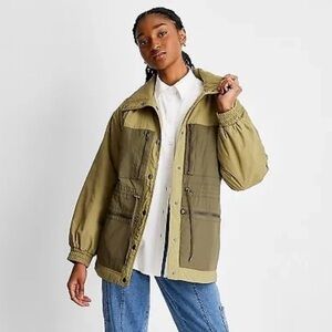 Women's Two Tone Quilt Lined Jacket - Future Collective with Reese Blutstein